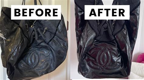 how to clean chanel patent leather bag|chanel patent leather tote bag.